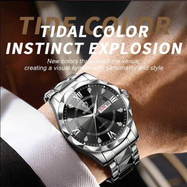 BINBOND – Men’s Quartz Steel Watch