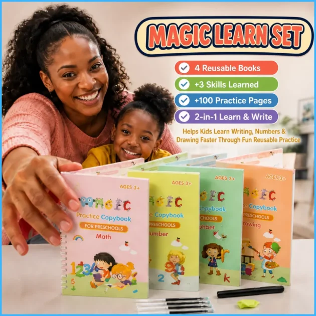 Magic Practice Copybook 4-Book Set