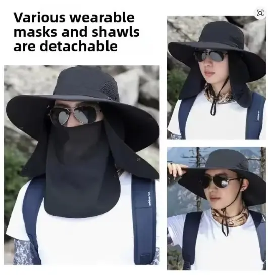 Breathable Wide Brim SUN Protection Hat - Image 4