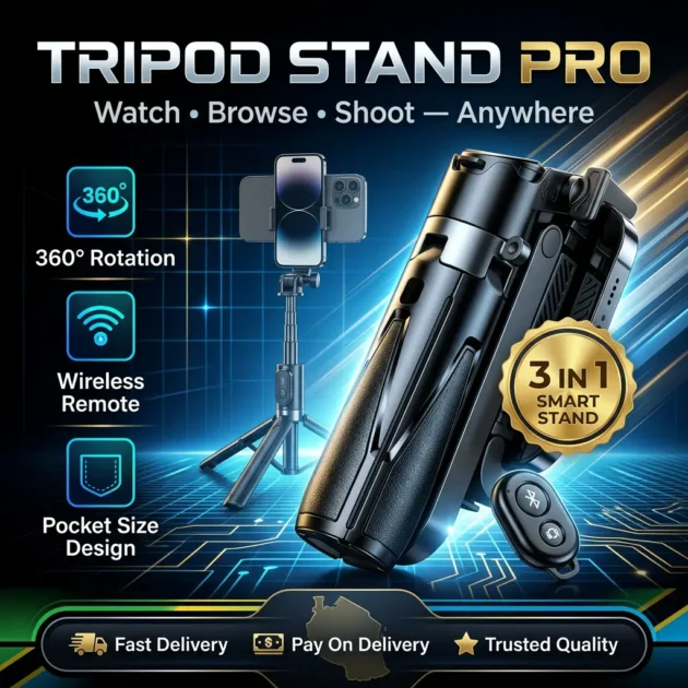 All-in-One Extendable Phone Tripod Stand